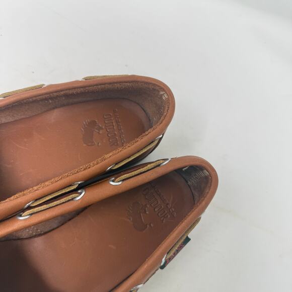 Vintage G.H. Bass & Co Fringe Moccasin Boat Shoes Brown Leather Size 7 - Picture 3 of 15